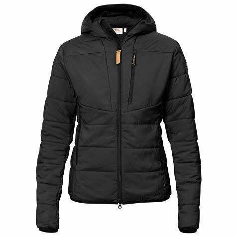 Fjallraven Women Keb Trekking Jacket Black PH90557 Philippines